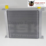 An10 Universal 34 Row Engine Filter Relocation Oil Cooler+7 Electric Fan Kit Sl Cooler