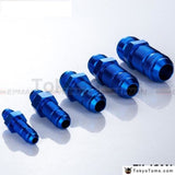 An12 An-12 Male Thread Straight Bulkhead Flare Blue Aluminum Anodized Fitting Tk-Jcan12 Oil Cooler