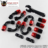 An12 Nylon Steel Braided Oil Fuel Line Fitting Hose End Wrench Tool Spanner Kit