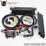 An8 13 Row Oil Cooler Full Kit Fits For Vw Golf Mk7 Gti Engine Ea-888Iii Black/silver Black