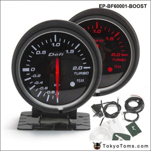 Bf 60Mm Boost Gauge High Quality Turbo With Red & White Light For Audi Tt S3 A3 03-06 Seat Leon