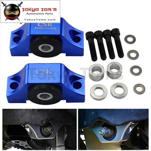 Billet Motor Torque Mount Kit Fits For Honda Civic Eg Ek D16 B16 B18 B20 Engine Blue