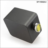 Black Aluminium Universal 2 Litre Polished Alloy Header Expansion Water Tank & Cap 2L Fuel Systems