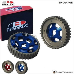 Blox 2Pcs Slide Adjustable Cam Gear Pulley Set For Toyota All Models 84-89 4Age Inlet And Exhaust