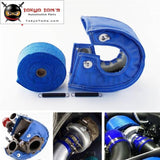 Blue Turbo Heat Shield Blanket Cover T 3 T3 +30Ft Manifold Downpipe Wrap 2Mm Thick