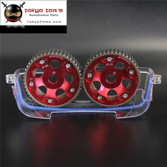 Cam Cover +Cam Gear Pulley Kit Fits For Toyota Supra Mark Iv 2Jz-Gte 2Jz 93-02 Blue/red/purple Csk