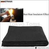 Car 24X 24 X1/4 Carbon Fiber Welding Blanket Torch Shield Plumbing Heat Sink Slag Fire Felt For Vw