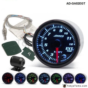 Car Auto 12V 52Mm/2 7 Colors Universal Exhaust Gas Temp Gauge Ext Meter Egt With Sensor And Holder