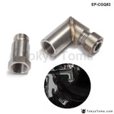 Car Exhaust O2 Oxygen Sensor Angled Extender Spacer 90 Degree 02 Bung Extension M18 X 1.5 Turbo