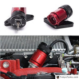 Car Racing Red & Black Intercooler Recirculation Blow Off Valve Bov Kit For Subaru Wrx 01-07