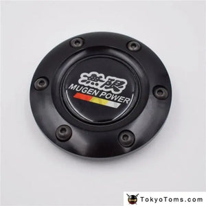 Car Styling Black Mugen Racing Steering Wheel Horn Button + Aluminum Black/red/blue Edge For Honda