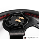 Car Styling Carbon Fiber Black Recaro Racing Steering Wheel Horn Button For Universal