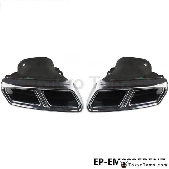 Chrome 304 Stainless Steel Exhaust Muffler Tip For Benz S-Class Amg W222