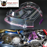 Clear Cam Pulley Gear Timing Belt Cover For Nissan Skyline R32 R33 Gts Rb25Det Csk Performance