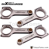 Connecting Rod Rods Conrods For Nissan 200SX S13 S14 SR20 SR20DET Connecting Rod Conrod 136.6mm car accessories ARP 2000 bolts