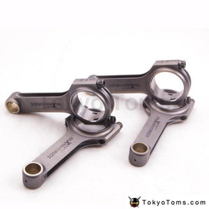 connecting rod rods for Mitsubishi 4G93 GSR 1.8L 1834cc 16V 19mm ARP 2000 8 pieces bolts 4340 aircraft chrome moly quality steel