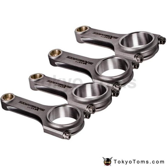 Conrod rods for Datsun 210 F10 310 N10 A15 1.5L connecting rod ARP2000 Floating Crankshaft Piston Balanced 4340 Forged EN24 4pc