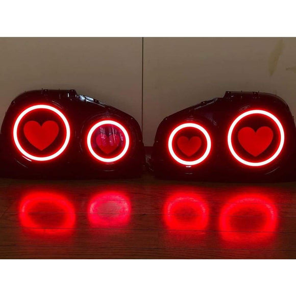 Nissan R34 Skyline Custom Hearts Dancing Tail Lights - Design, Manufacture & Shipping* - Tokyo Tom's