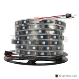 DC5V 1m/2m/3m/4m/5m WS2812B 30/60/144Leds/m Smart Led Strip Black/White PCB WS2812 IC Waterproof Individually Addressable Strips