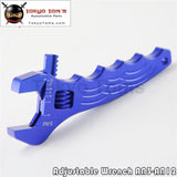 Djustable Aluminum Wrench Fitting Tools Spanner An3 An4 An6 An8 An10 12An Blue
