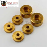 Drifting Race Solid Differential Mount Bushings S14 S15 95-98 Skyline R33 R34 Black / Gold