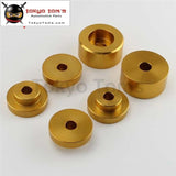 Drifting Race Solid Differential Mount Bushings S14 S15 95-98 Skyline R33 R34 Black / Gold