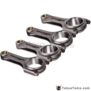 EN24 Forged H-beam Connecting Rod For Toyota Celica Corolla Lexus 2ZZ-GE Bielle for  2ZZGE 1.8L 138mm ARP2000 Floating Cranks