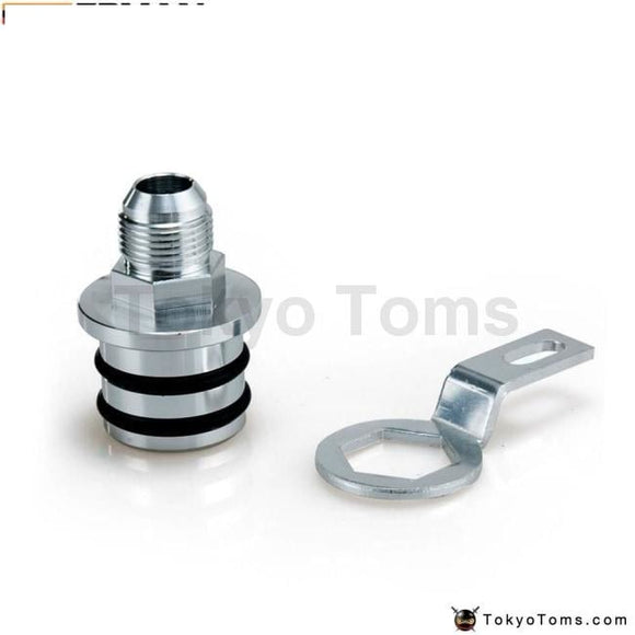 Engine Billet Aluminum Block Plug Adapter Breather Fitting To 10An For Honda Integra B16/b18 Engines