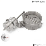 Exhaust Control Valve Set Cutout 376Mm Pipe Close Style With Vacuum Actuator Wireless Remote