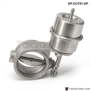 Exhaust Cutout 2 51Mm Vacuum Activated Open Style Pressure: About 1 Bar For Bmw E39 5 Series 97-03