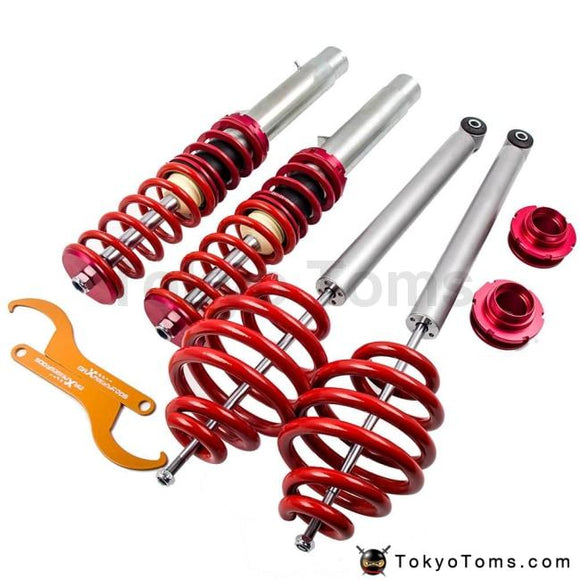 For 98-00 BMW E46 323i / 323Ci coilover kit adjustable suspension Coil COILOVERS for 320 323 325 328 330 Touring Shock Absorber