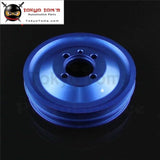 For Evo 1 2 3 4G63 Crank Pulley High Performance Light Weight Racing Jdm Blue