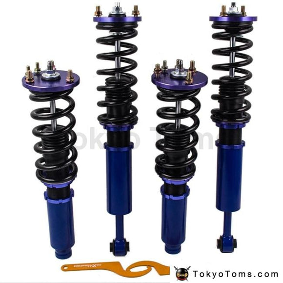 For Honda Accord 1998-2002 TL 99-03 ACURA CL 01-03 Full Coilover Suspension lowering Coilovers Shock Absorber Suspension Struts