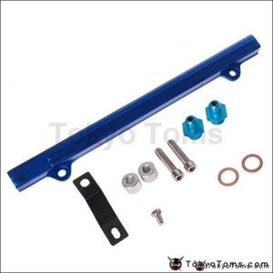 For Mitsubishi 4G63 Evo7/8/9 Aluminium Billet Top Feed Injector Fuel Rail Turbo Kit Blue High