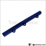 For Mitsubishi Evo123 Aluminium Billet Top Feed Injector Fuel Rail Turbo Kit Blue High Quality
