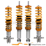 for VW Rabbit Golf MK1 Height Adjustable Coilover Suspension Lowering Kit New