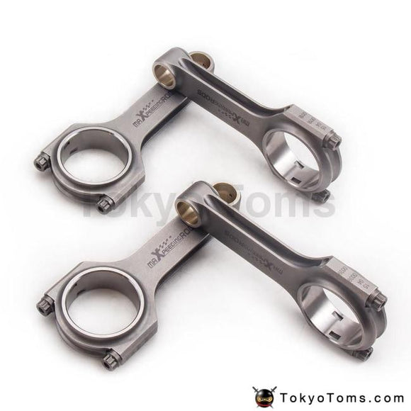 Forged Conrods Connecting piston Rod For Subaru Impreza Forester Legacy EJ20 EJ22 EJ25 130.5mm 800HP H-Beam car accessories