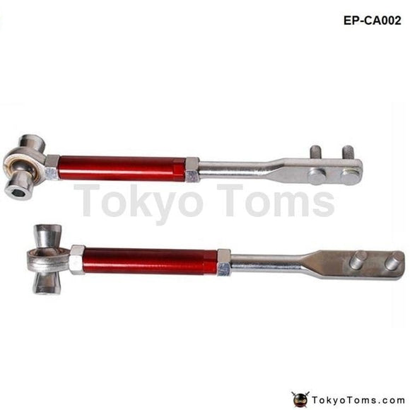 Front Pillow Ball Tension Rods For Nissan 89 - 94 S13 (Red) Suspensions