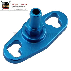 Fuel Rail Adapter With 6Mm Tail Fits For Mitsubishi Evo 1 2 3 Eclipse Dsm Black/blue