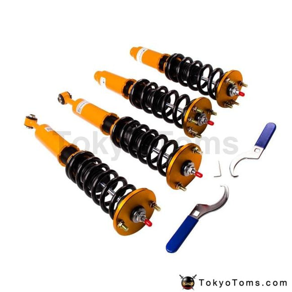 Height Damper Adj. Coilover Coilovers Spring Struts for Honda Accord for Acura TSX Absorber 2003 2004 2005 2006 2007 Suspension