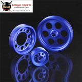 High Performance Light-Weight Crank Pulley Fits For Toyota Jza80 V6 3.0 Blue/red Blue