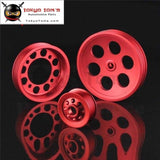 High Performance Light-Weight Crank Pulley Fits For Toyota Jza80 V6 3.0 Blue/red Red