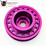 High Performance Racing Light-Weight Aluminum Crankshaft Pulley Fits For 93-01 Honda Prelude H22 Vtec Red/Purple/Gray