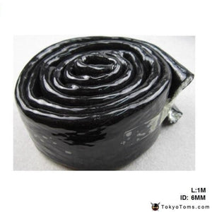High Temperature Heat 1M 3.3Ft Fire Sleeve Braid Flame Shield 1/4X1M Id:6Mm Fit An4 Fuel Hose For