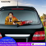 Horror Series Car Stickers Car Rear Windshield Decals Auto Decoration Waving Wiper Sticker 