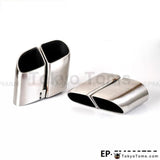 Hot!2Pcs/set Modified Car Vehicle Exhaust Tail Muffler Tip Stainless Steel Pipe For Porsche 14