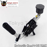 Hydraulic Hand Brake Pump 180Sx Sti Evo Rx7 Horizontal Vertical + Oil Tank Black