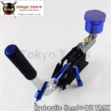 Hydraulic Hand Brake Pump 180Sx Sti Evo Rx7 Horizontal Vertical + Oil Tank Blue