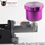 Hydraulic Hand Brake Pump 180Sx Sti Evo Rx7 Horizontal Vertical + Oil Tank Purple