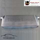 Inlet / Outlet 2.5 Universal Bar Plate Turbo Front Mount Aluminum Intercooler